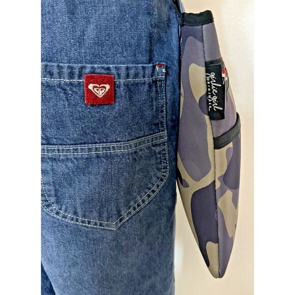 GIRLIE GIRL‎ ORIGINALS Tote Crossbody Purse Women Camo Red Stripe Neoprene Bag - Picture 9 of 14